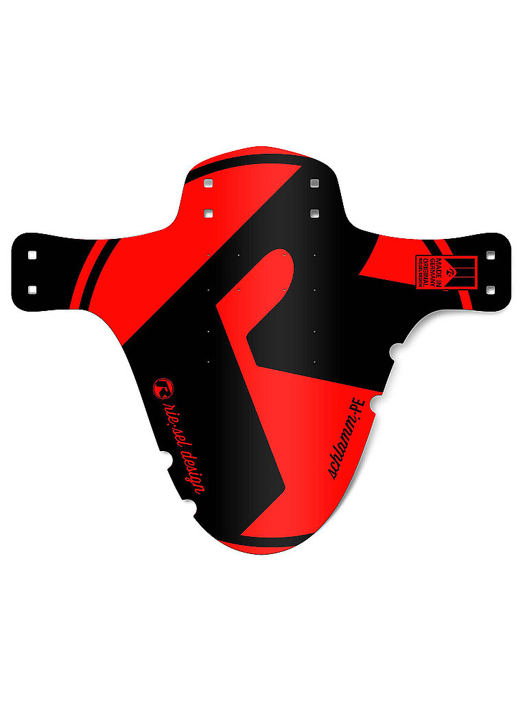 RIESEL DESIGN Mudguard schlamm:PE Red rot